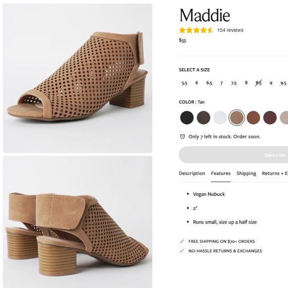 TWO pair of booties! Black and Tan J Adams Maddie and Tracy booties! LIKE NEW! - Picture 4 of 15